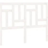 vidaXL Tête de lit blanc 145,5x4x100 cm pin massif