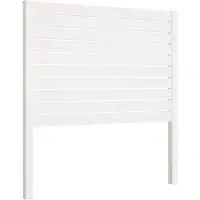 vidaXL Tête de lit blanc 96x4x100 cm pin massif