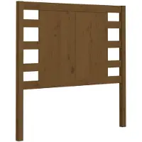 vidaXL Tête de lit marron miel 81x4x100 cm Pin massif