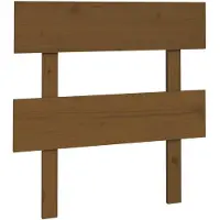 vidaXL Tête de lit marron miel 93,5x3x81 cm Pin massif