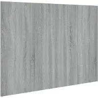 vidaXL Tête de lit Gris Sonoma 120x1,5x80 cm Bois composite