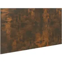 vidaXL Tête de lit chêne fumé 160x1,5x80 cm bois composite