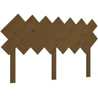 vidaXL Tête de lit marron miel 151,5x3x81 cm Pin massif