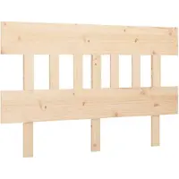 vidaXL Tête de lit 123,5x3x81 cm pin massif
