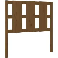 vidaXL Tête de lit marron miel 95,5x4x100 cm Pin massif