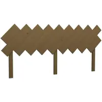 vidaXL Tête de lit marron miel 178x3x80,5 cm Pin massif