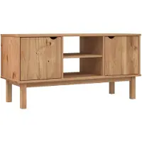 vidaXL Armoire TV OTTA 113,5x43x57 cm Pin massif