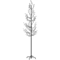 vidaXL Arbre à LED fleur de cerisier 368 LED Blanc chaud 300 cm