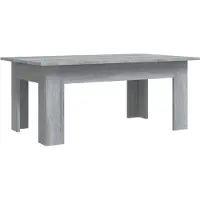 vidaXL Table basse Gris Sonoma 100x60x42 cm Bois composite