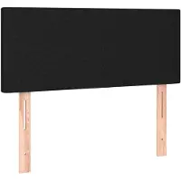 vidaXL Tête de lit noir 90x5x78/88 cm Tissu