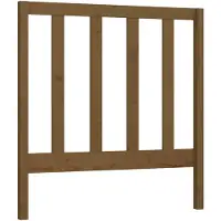 vidaXL Tête de lit marron miel 81x4x100 cm Pin massif