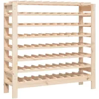 vidaXL Casier à vin 109,5x30x107,5 cm Bois de pin massif