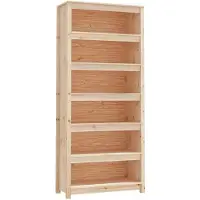 vidaXL Bibliothèque 80x35x183 cm Bois de pin massif