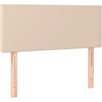 vidaXL Tête de lit cappuccino brun 100x5x78/88 cm simili-cuir