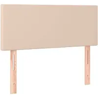 vidaXL Tête de lit cappuccino brun 80x5x78/88 cm simili-cuir
