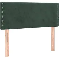 vidaXL Tête de lit vert foncé 80x5x78/88 cm velours