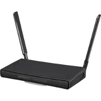 Mikrotik Routeur sans fil hAP ax³ Gigabit Ethernet Dual-band (2.4 GHz / 5 GHz) Noir