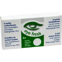 Eye fresh Lentilles Mensuelles Souples 6-pack -1,00 1 pièce