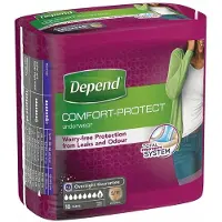 Depend SUPER S/M pour femmes 1×10 pcs, culottes élastiques, tour de hanches 70-105 cm