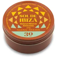Sol de Ibiza Crème Solaire Minérale Quotidienne SPF 30 100 g Crème