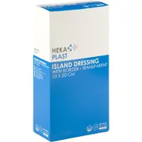 Heka Plast Island Dressing with Border Transparent 10 x 20 cm | 25 pièces