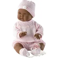 Llorens M. Fille africa Poupée bébé Nahia, 45 cm