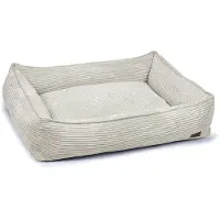 Designed By Lotte Ribbed - Panier pour chien - gris clair - 95x80x23 cm