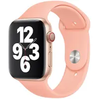 Apple Watch 42/44 mm Siliconen Horlogeband Sport Grapefruit
