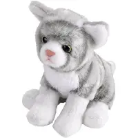 Wild republic Pocketkins Chat tigré gris 25539 - Chat 13 cm
