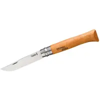 Opinel No 12 Carbon Steel Pocket Knife Orange 12 cm