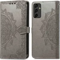 IMoshion Etui de télephone Mandala Samsung Galaxy A14 (5G/4G) - Gris