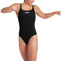 Arena Maillot de bain sport 'TEAM PRO SOLID' noir / blanc