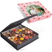 Yoursurprise Boîte de chocolats personnalisée - Saint Valentin - 36 pièces