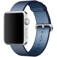 Apple Bracelet Nylon tissé Watch 38mm / 40mm / 41mm - Bleu nuit