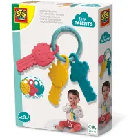 SES Creative Hochet - Clés d'activité - Mordre et sentir - - UneTaille - Hochet