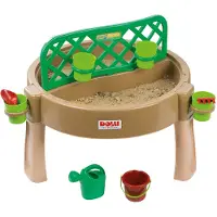 DOLU Sand Eau Table de jardin 80x80 Cm 4 In 1