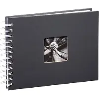 Hama Fine Art à spirales gris 28x24 50 pages blanches 2112