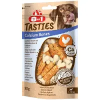 8In1 4x85g Calcium Bones, poulet Tasties 8in1 friandises pour chien