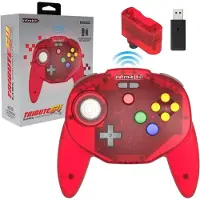Retro-Bit Tribute 64 2.4GHz (Mac, PC, Switch), Manette, Rouge