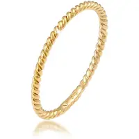 Elli PREMIUM Bague jaune d'or