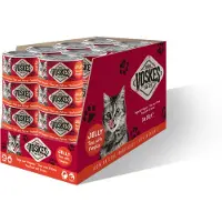 Voskes pâtée en gelée au thon et potiron pour chat (24x85 g)
