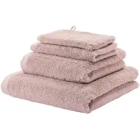 Aquanova Serviette de toilette Aquanova London Vieux Rose (set de 3)