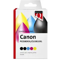 Quantore - Cartouches d'encre alternatives pour PGI-580XXL CLI-581XXL 2x noir + 3 couleurs