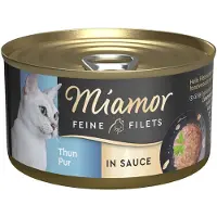 Miamor Filets fins en sauce 24 x 85 g pour chat - pur thon