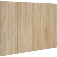 vidaXL Tête de lit chêne Sonoma 120x1,5x80 cm Bois composite