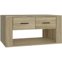 vidaXL Table basse chêne Sonoma 80x50x40 cm bois composite