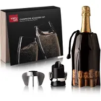 VacuVin Coffret Cadeau Champagne Set Vacu Vin