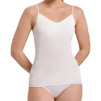 Hanro Maillot de corps ' Cotton Seamless ' blanc