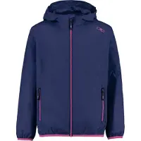 CMP Unisexe, Vestes de pluie, Hoodie Rain, Bleu, (140)