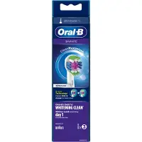 Braun Refill EB18-3 3D White Brossettes de Rechange 3 pc(s) Brosse(S) À Dents